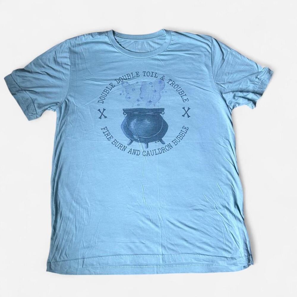 Women's Hocus Pocus t shirt‎ XL Light Green Lightweight